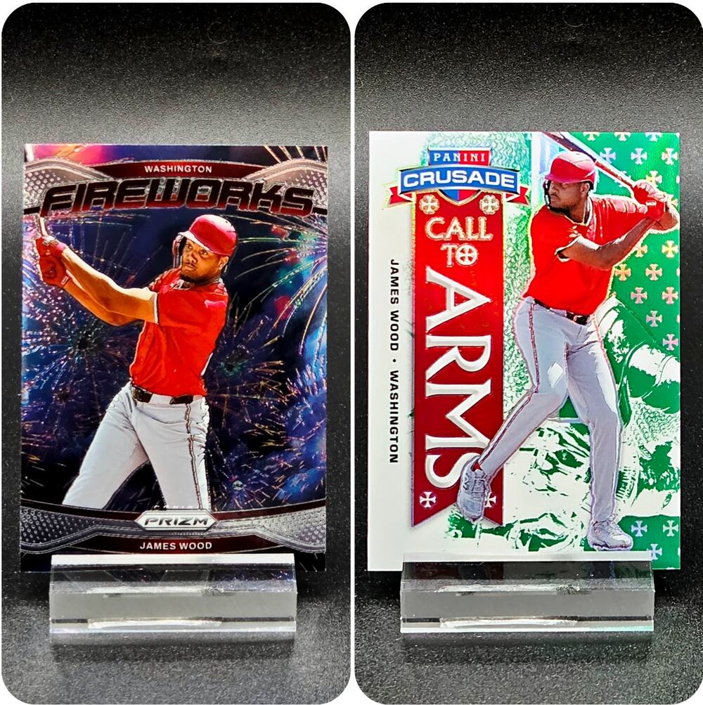 James Wood Fireworks Call to Arms /249 RC Washington Nationals Top Prospect